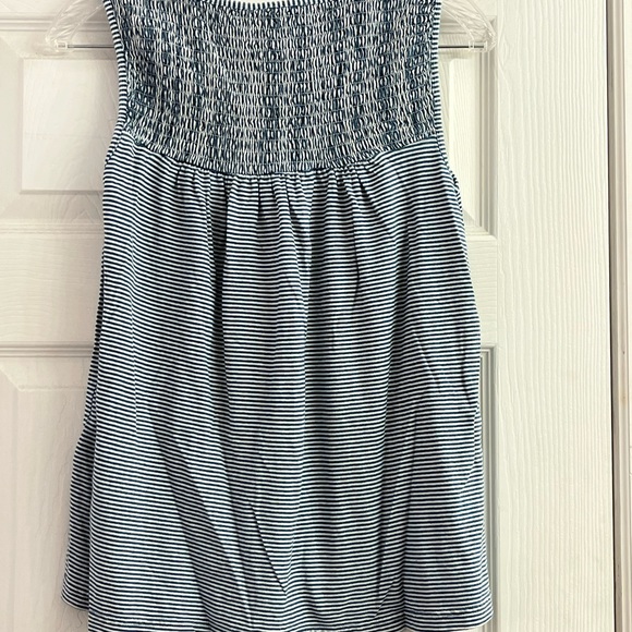 Jane & Delaney Blue & White Striped Tank Top XS - Picture 5 of 12